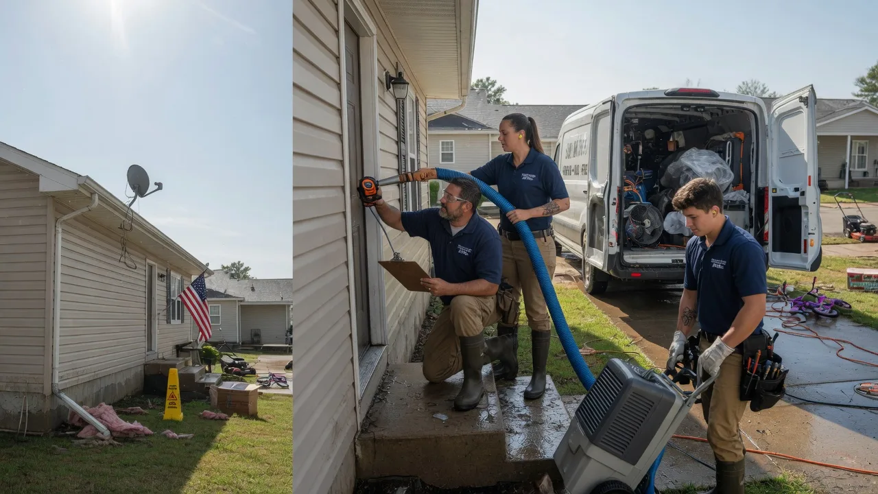 Ceiling Water Damage Restoration in Fairmount, IL near me